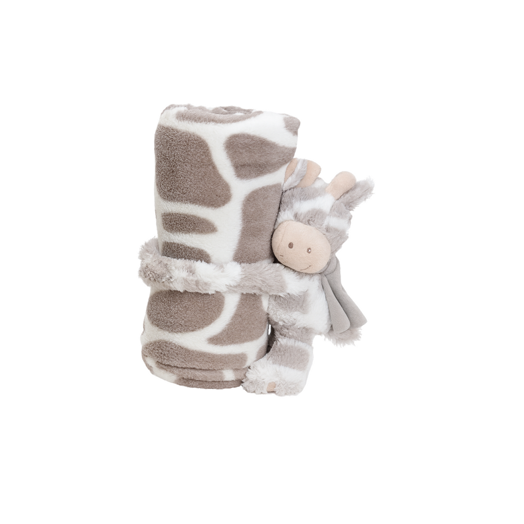 Knuffel met gepersonaliseerd fleecedeken