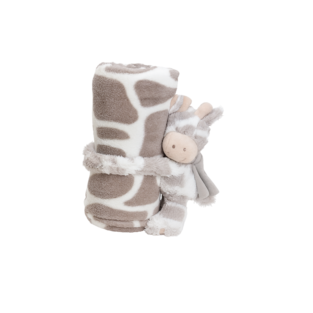 Knuffel met gepersonaliseerd fleecedeken