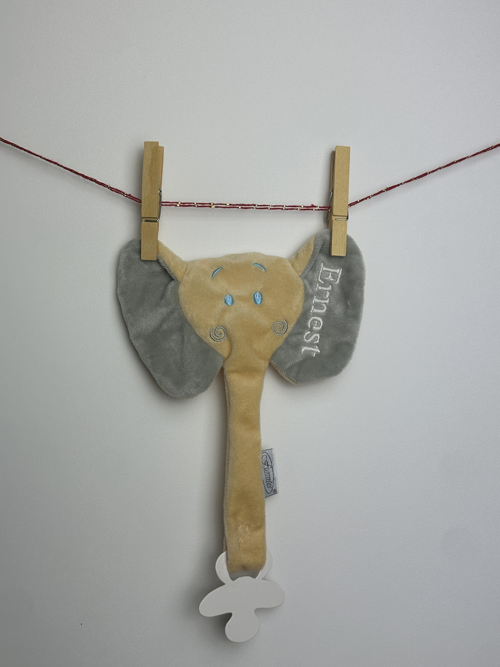 Gepersonaliseerd fopspeendoekje - Olifant