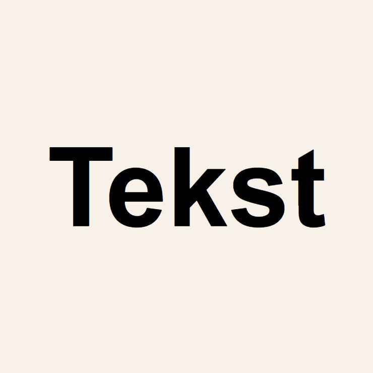 Tekst (+€3.5)