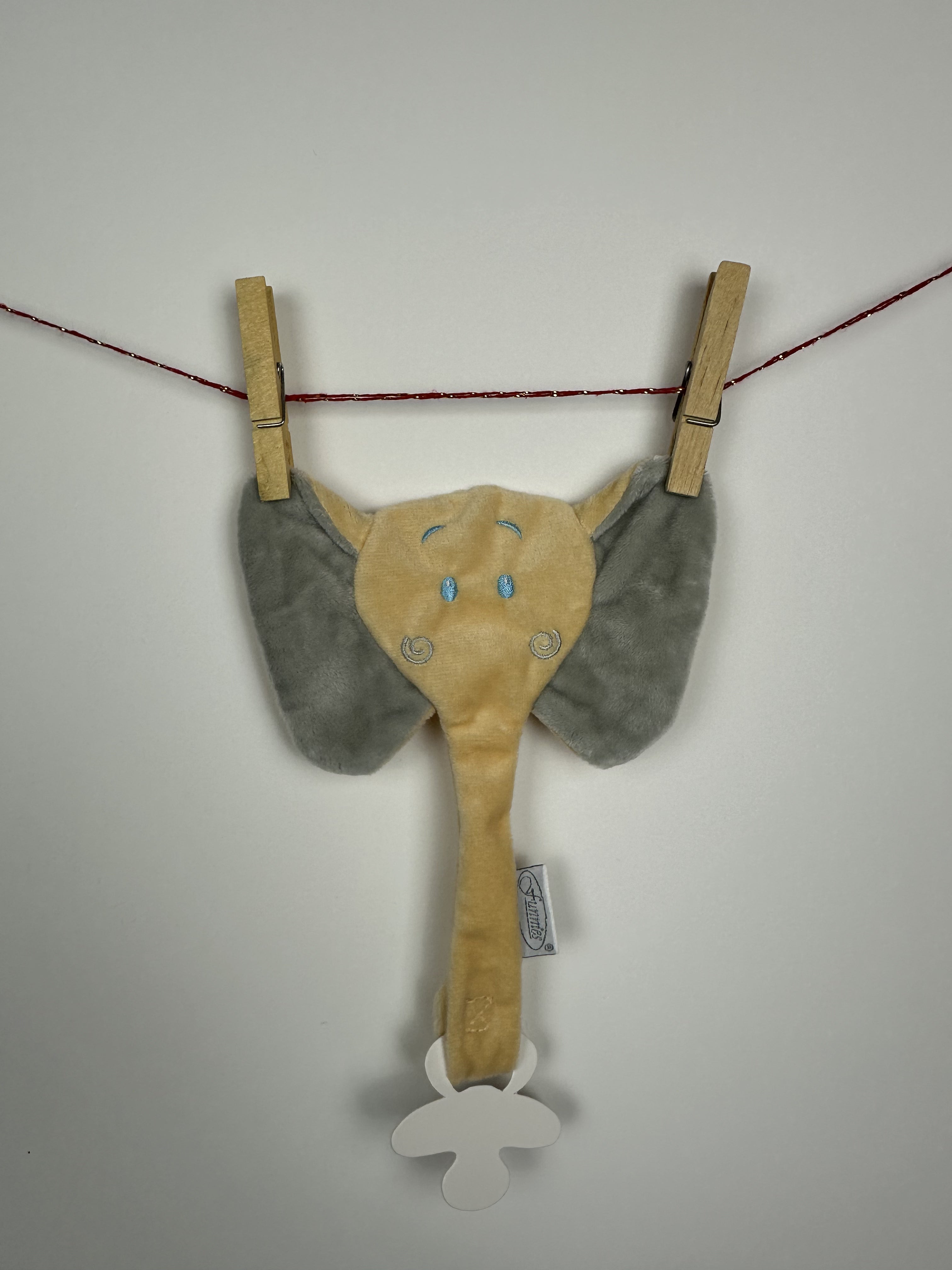 Gepersonaliseerd fopspeendoekje - Olifant